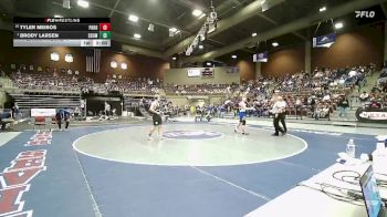 2A 175 lbs Champ. Round 1 - Brody Larsen, South Summit vs Tyler Meibos, Parowan