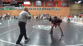 157 lbs Cons. Round 3 - Khamani Williams, Lemoore College vs Joey Olacio, San Joaquin Delta College
