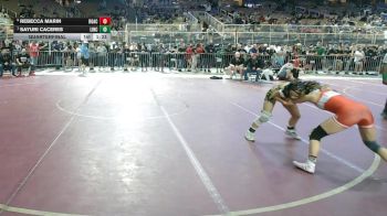 100 lbs Quarterfinal - Sayuri Caceres, Lincoln vs Rebecca Marin, Doral Academy