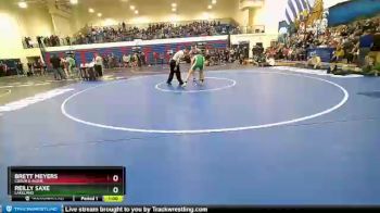 126 lbs Cons. Round 2 - Brett Meyers, Coeur D Alene vs Reilly Saxe, Lakeland