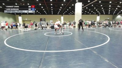 165 lbs 3rd Place Match - Forrest Uhing, Border Bandits Wrestling vs Luke Barmann, Greater Heights Wrestling