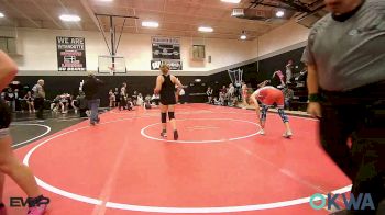 130 lbs Rr Rnd 3 - Kyus Eulitt, Raw Wrestling Club vs Katie Bell Williams, Northeast Take Down Club