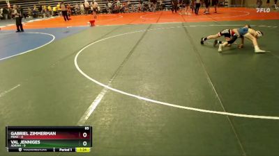 85 lbs Semis & 1st Wrestleback (8 Team) - Gabriel Zimmerman, Pierz vs Val Jenniges, Adrian