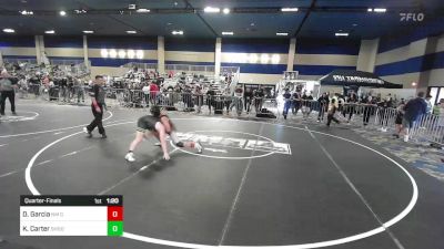 130 lbs Quarterfinal - Dominic Garcia, Nm Gold vs Krue Carter, Shootbox WC