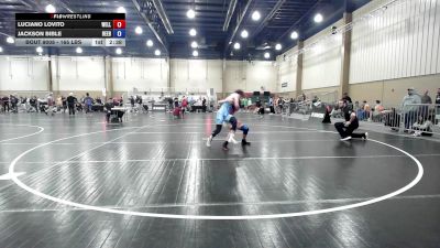 165 lbs Round Of 16 - Luciano Lovito, Wellington Wrestling vs Jackson Bible, Beebe Trained