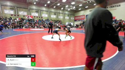 115 lbs Round Of 16 - Anthony Ayon, Golden Valley vs Jasias Carrasco, Dinuba