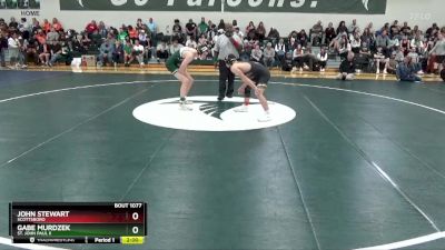 138 lbs Quarterfinal - John Stewart, Scottsboro vs Gabe Murdzek, St. John Paul II