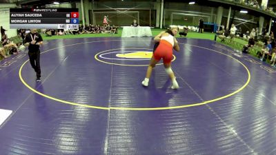170 lbs Aliyah Sauceda, Oregon vs Morgan Linton, Maryland