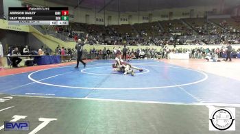 96 lbs Round Of 16 - Addison Bailey, Edmond Memorial vs Lilly Rushing, Davis