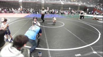 43 lbs Round Of 16 - Mack Desmond, Wyoming Underground vs Noah Becklehimer, Widefield WC