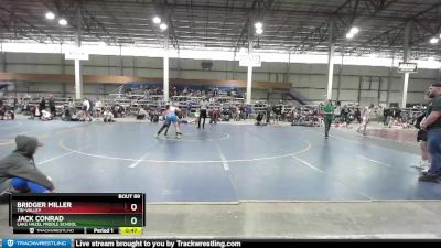 190 lbs Cons. Round 4 - Bridger Miller, Tri-Valley vs Jack Conrad, Lake Hazel Middle School