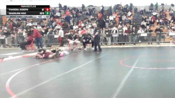 132 lbs Semifinal - Fahiena Joseph, Whittier vs Madeline Ngo, Newton North