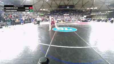 Boys 3A 285 lbs Cons. Round 4 - Jonah Martin, O`Dea vs Memphys Ellis, Stanwood
