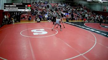 107 lbs Quarterfinal - Noah Mccollum, Bethlehem Center Hs vs Trey Simpson, Pine-Richland Hs