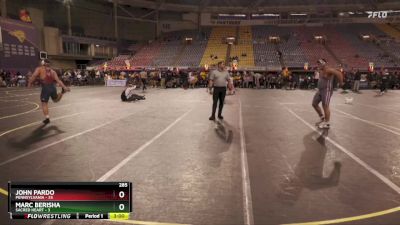 285 lbs 2nd Wrestleback (16 Team) - John Pardo, Pennsylvania vs Marc Berisha, Sacred Heart