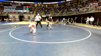 88 lbs Quarterfinal - Stella McGowan, Peters Township vs Madison Miller, Belle Vernon