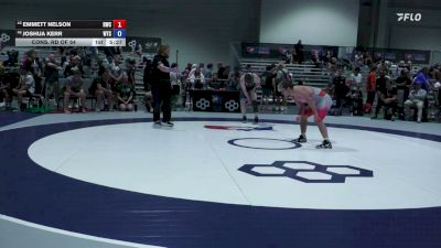 65 kg Cons. Rd Of 64 - Emmett Nelson, Ranger Wrestling Club vs Joshua Kerr, Wichita Training Center