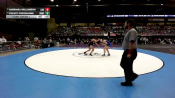 190 lbs Cons. Round 1 - Aubriana Williamson, Lansing HS vs Coletti Postiglione, Wichita-Kapaun Mt. Carmel HS