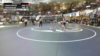 157 lbs Cons. Round 1 - Kaiden Schultze, Osborne Hs vs Chisolm Miller, Cherryvale Hs