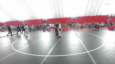 120 lbs Round 3 - Teghan Moore, La Crosse Area Wrestlers vs Easton Felchlin, X-Factor Elite