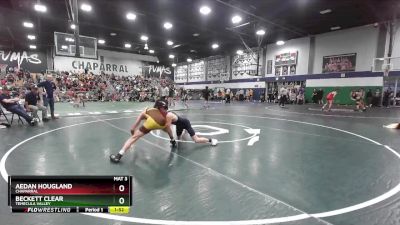 126 lbs 1st Place Match - Aedan Hougland, Chaparral vs Beckett Clear, Temecula Valley