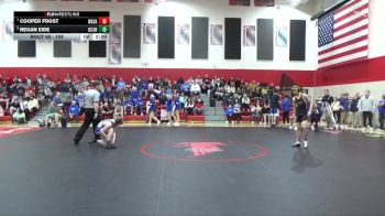 106 lbs Cons. Round 2 - Cooper Frost, Wapsie Valley vs Regan Eide, BCLUW-SH