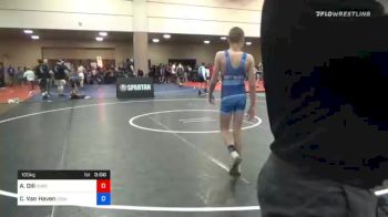 100 kg Prelims - Angie Dill, Curby 3 Style Wrestling Club vs Chase Van Hoven, Legacy Wrestling