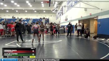 121 lbs 1st Place Match - Sereena Baca, LQ Blackhawks vs Kaitlin Castro, Pounders WC