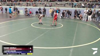 82 lbs Round 3 - Carter Galvin, Juneau Youth Wrestling Club Inc. vs Manny Novelli, Avalanche Wrestling Association