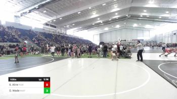 113 lbs Quarterfinal - Samuel Alire, Fearless WC vs Derek Wade, Mustang WC