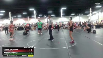 110 lbs Semifinal - Chase Janawsky, Mat Masters vs Andrew Schulz, Savage