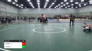 130 lbs Semifinal - Isaac Cobbs, Team Cobbs vs Jason Forte, Ggb