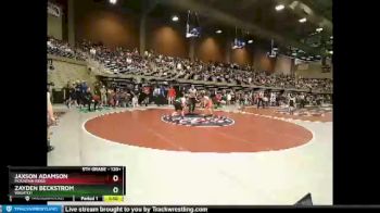 120 lbs Quarterfinal - Zayden Beckstrom, Wasatch vs Jaxson Adamson, Mountain Ridge