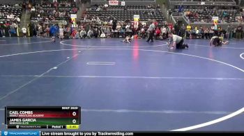 75 lbs Cons. Round 4 - James Garcia, Nebraska Elite vs Cael Combs, Sebolt Wrestling Academy