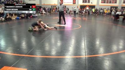 78 lbs 1st Place Match - Nash Bevans, Hawkeye Wrestling Academy vs Maverick Jamison, DC Elite