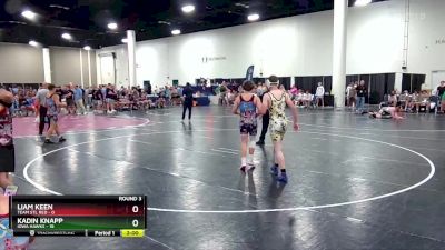 126 lbs Round 3 (6 Team) - Kadin Knapp, Iowa Hawks vs Liam Keen, Team STL Red