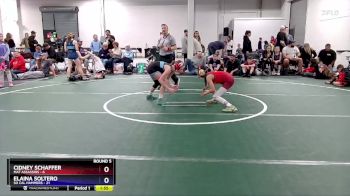 75 lbs Round 5 (6 Team) - Elaina Soltero, So Cal Hammers vs Cidney Schaffer, Mat Assassins