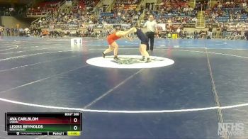 170 lbs Cons. Round 2 - Ava Carlblom, Lisbon vs Lexiss Reynolds, Northwood