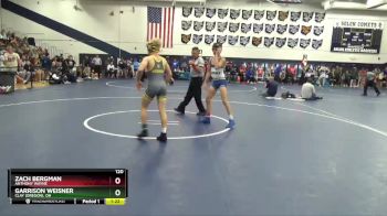 120 lbs Semifinal - Garrison Weisner, Clay (Oregon), OH vs Zach Bergman, Anthony Wayne