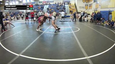 175 lbs Quarterfinal - Brian Wright, Camden County Outsiders vs Ronin Gault, LHP
