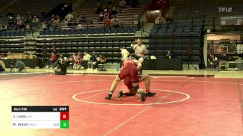 184 lbs 5th Place - James Lledo, Lock Haven vs Matthew Walsh, Harvard