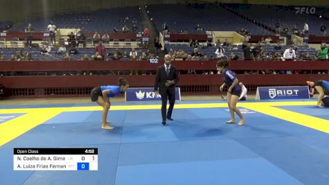 Nicole Coelho De A. Gimenes vs Ana Luiza Frias Fernandes 2024 Pan IBJJF Jiu-Jitsu No-Gi Championship