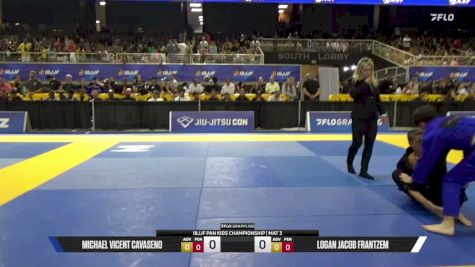 Michael Vicent Cavaseno vs Logan Jacob Frantzem 2026 Pan Kids Jiu-Jitsu IBJJF Championship