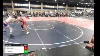 138 lbs Quarterfinal - Aldo Quintero, Centennial vs Cole Cross, Mat Demon WC