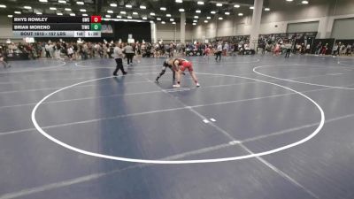 157 lbs Champ. Rd Of 32 - Rhys Rowley, Guerrilla Wrestling Club vs Brian Moreno, Team Idaho Wrestling Club