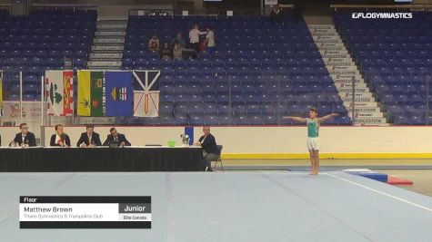 Matthew Brown - Floor, Titans Gymnastics & Trampoline Club - 2019 Elite Canada - MAG