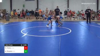 100 lbs Semifinal - Hudson Hicks, Okwa vs Kellan Powers, Standfast