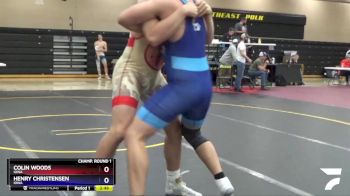 220 lbs Champ. Round 1 - Colin Woods, Iowa vs Henry Christensen, Iowa