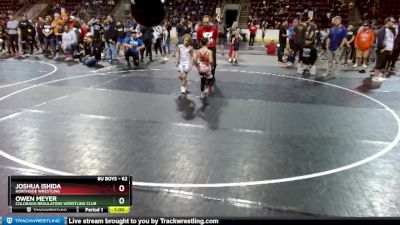 62 lbs 3rd Place Match - Owen Meyer, Colorado Regulators Wrestling Club vs Joshua Ishida, Northside Wrestling