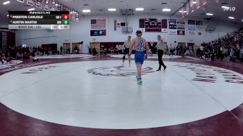 165 lbs 5th Place Match - Austin Martin, Aurora Universtiy vs Preston Carlisle, Wisconsin-Eau Claire